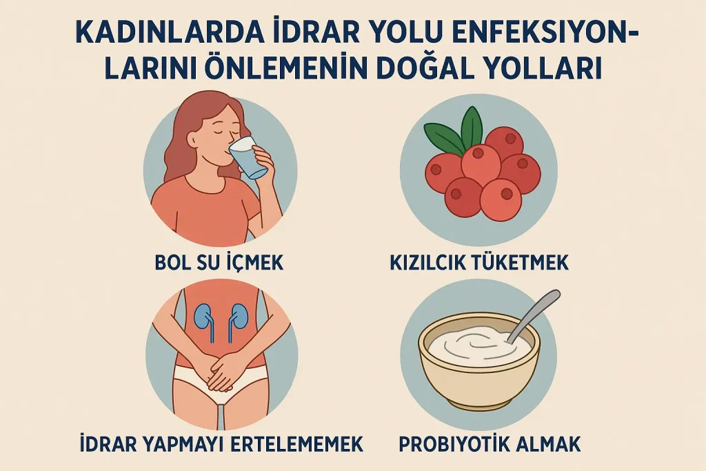 Kadınlarda İdrar Yolu Enfeksiyonlarını Önlemenin Doğal Yolları