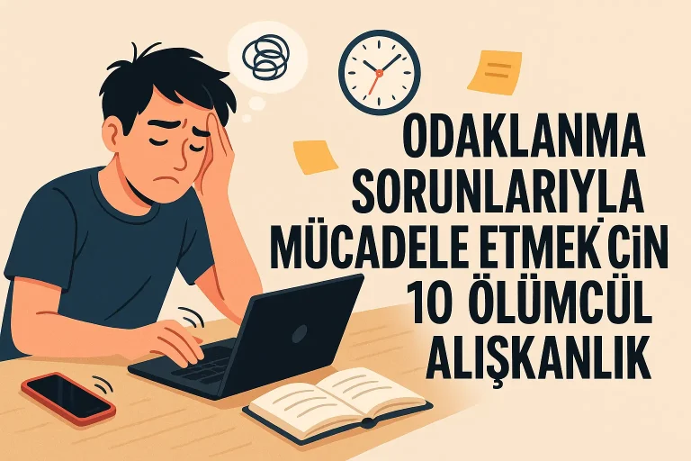 Odaklanmakta Güçlük Çekenler İçin 10 Ölümcül Alışkanlık